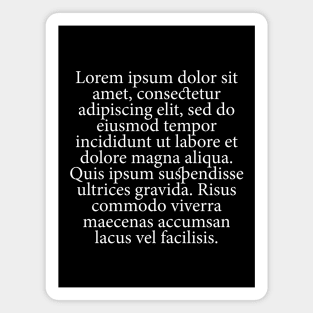 Lorem Ipsum Magnet